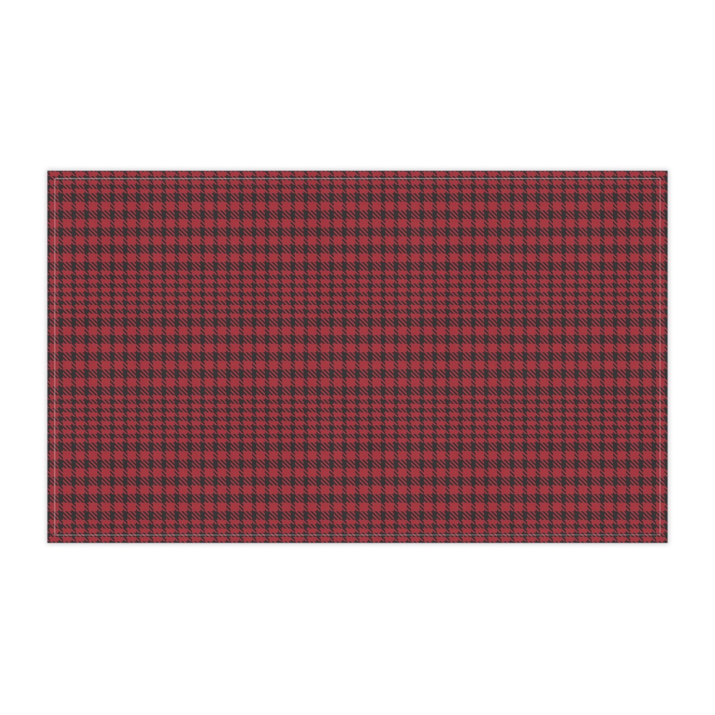 Tea Towels | Red & Black | Tweed