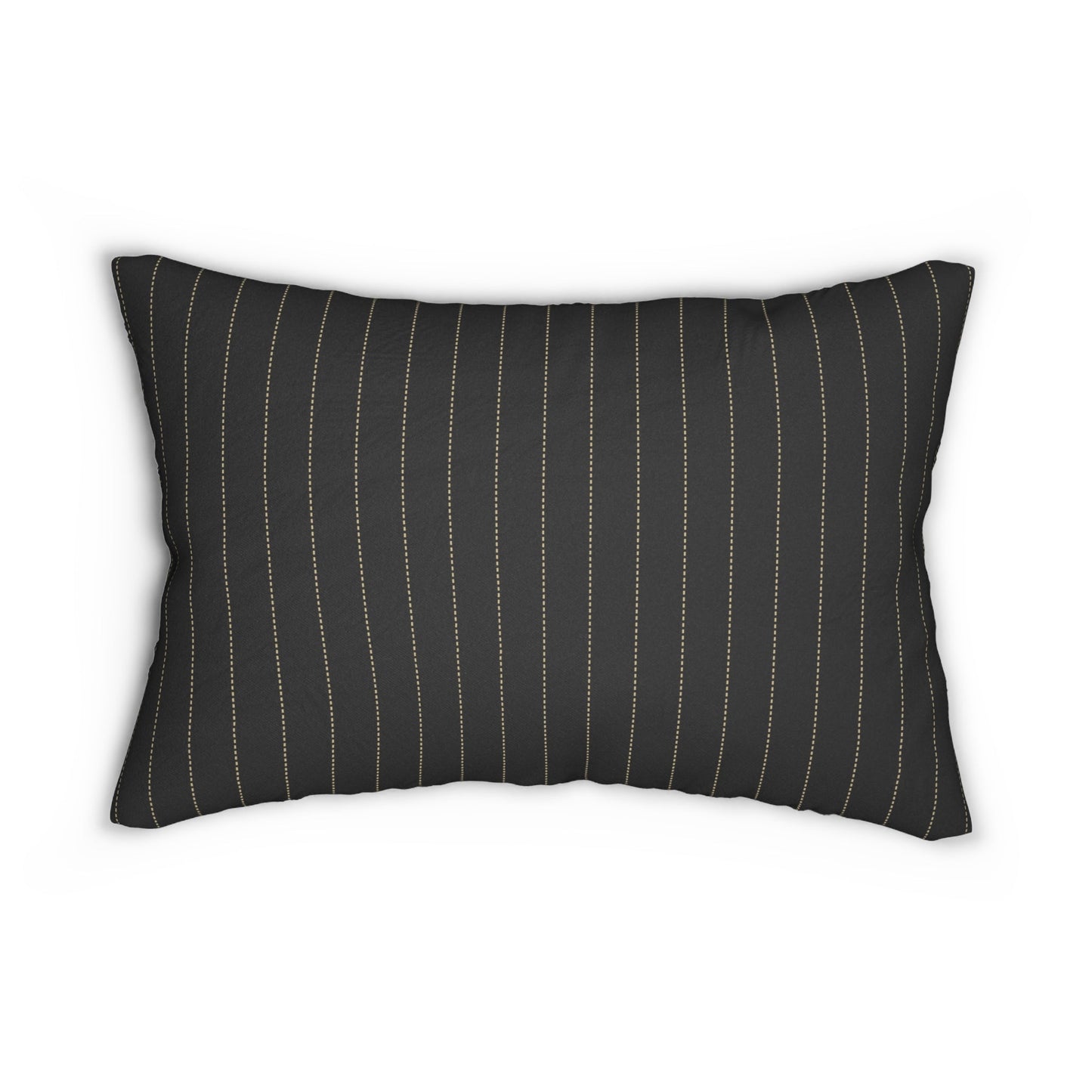 Pillow | Black & Gold | Pinstripe
