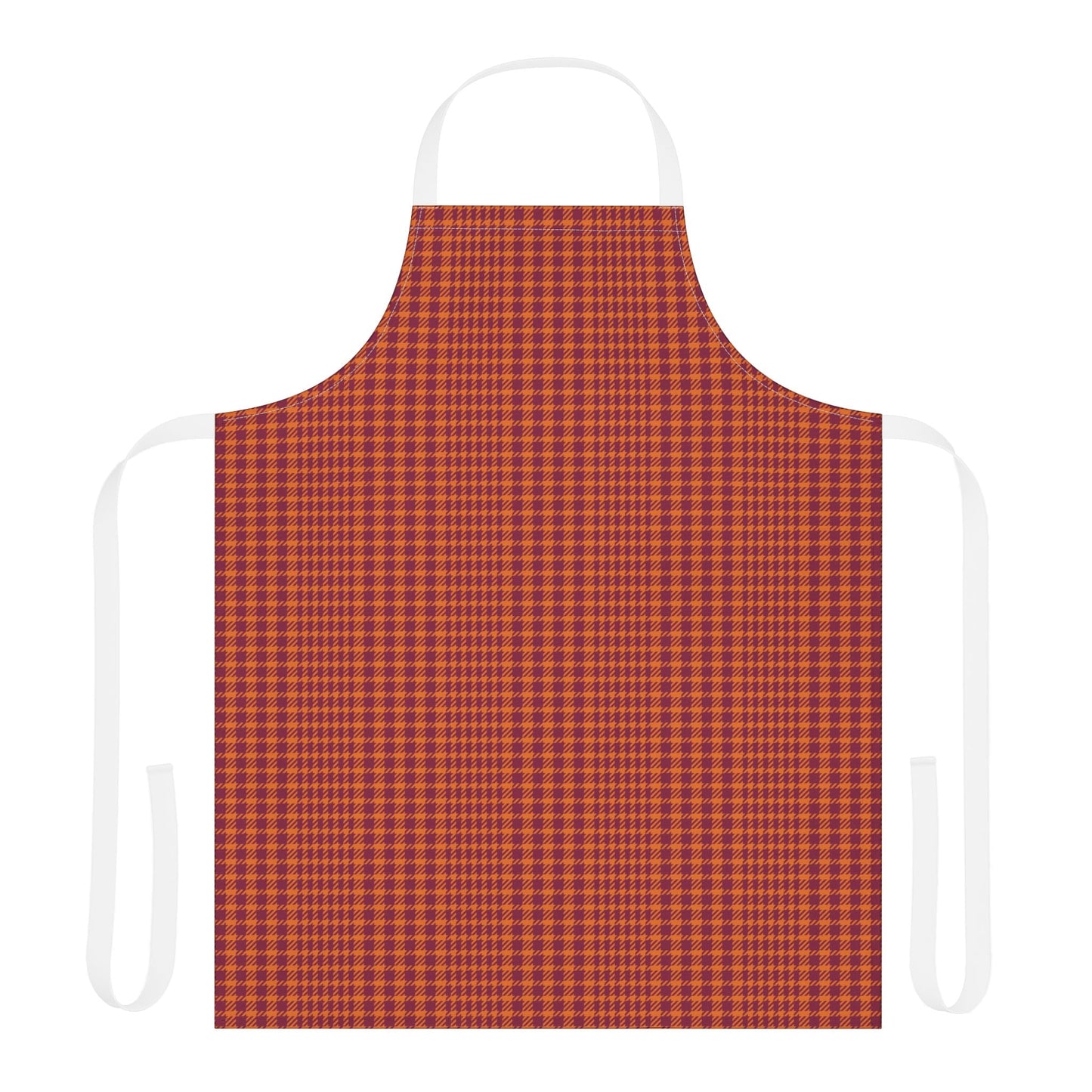 Apron | Maroon & Orange | Tweed