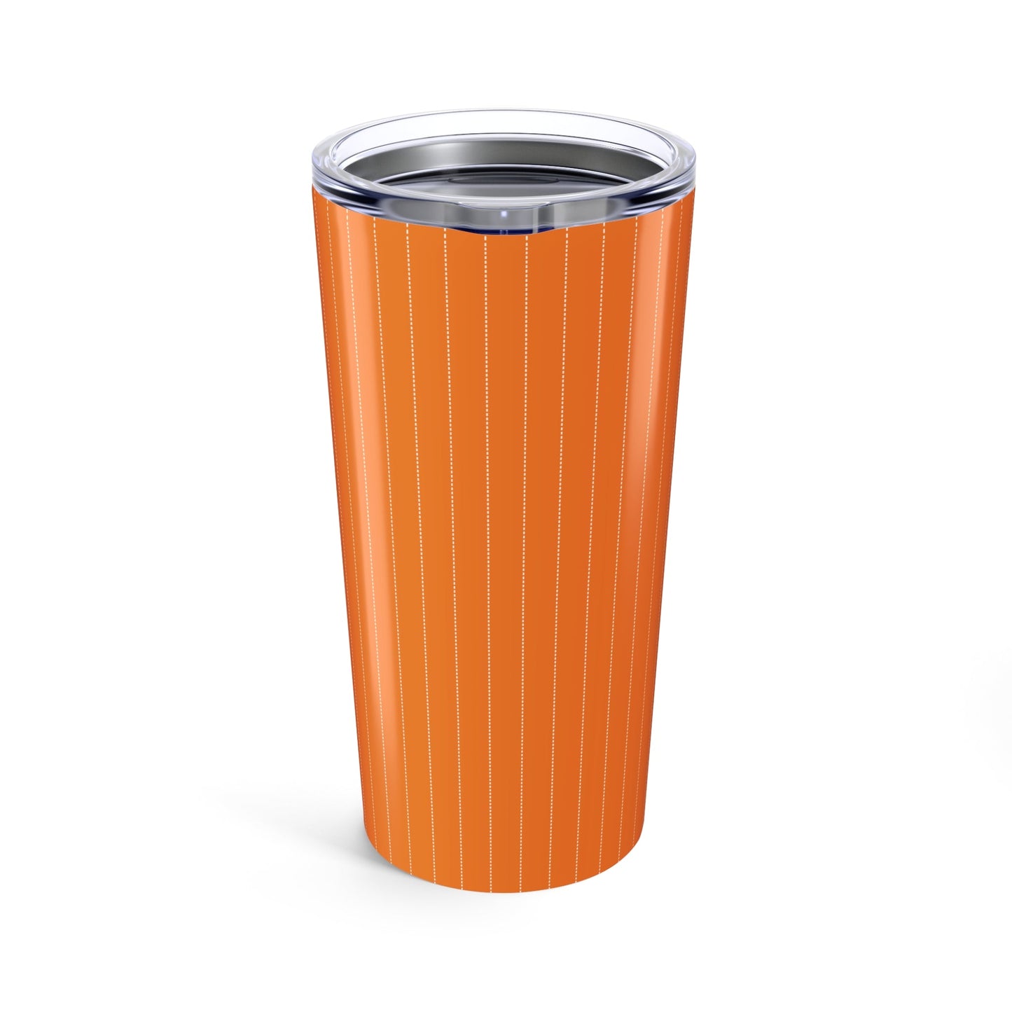 Tumbler | Orange & White | Pinstripe