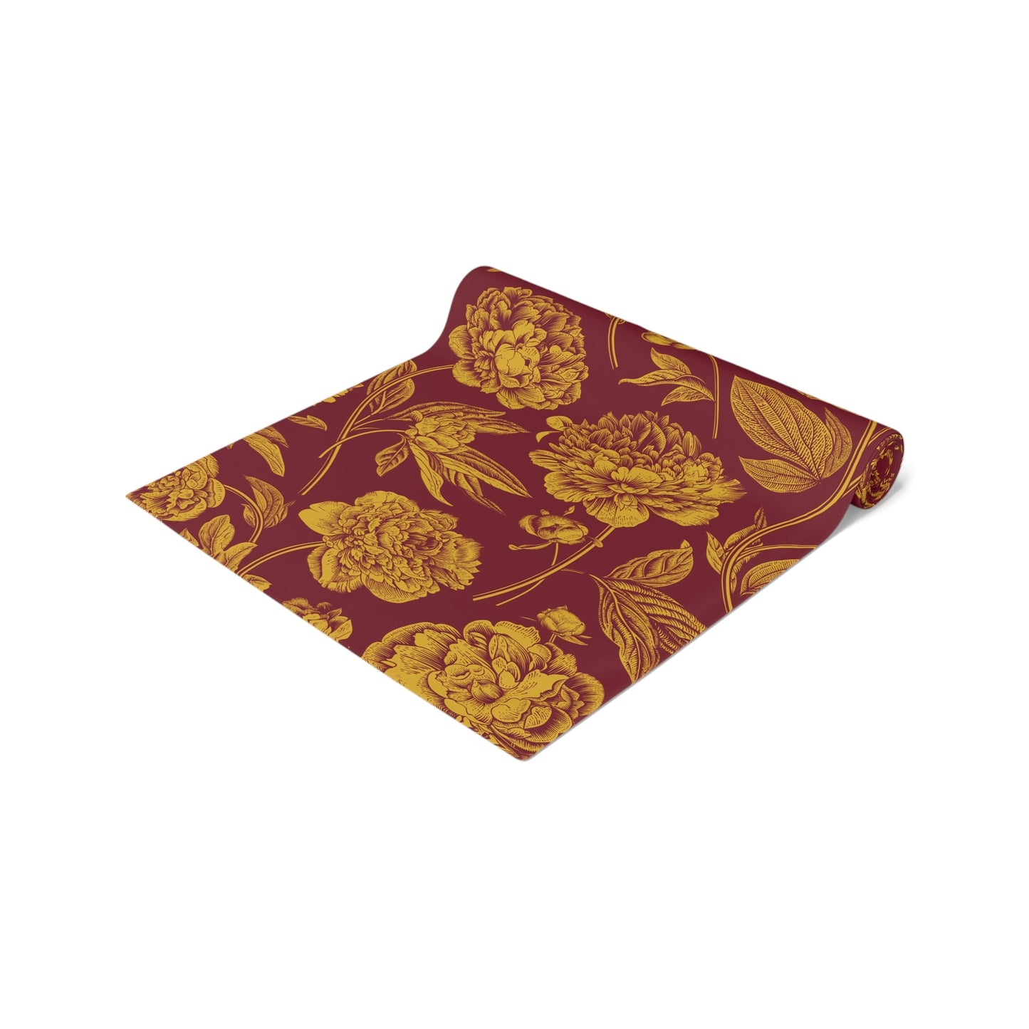 Table Runner | Red & Yellow | Peony