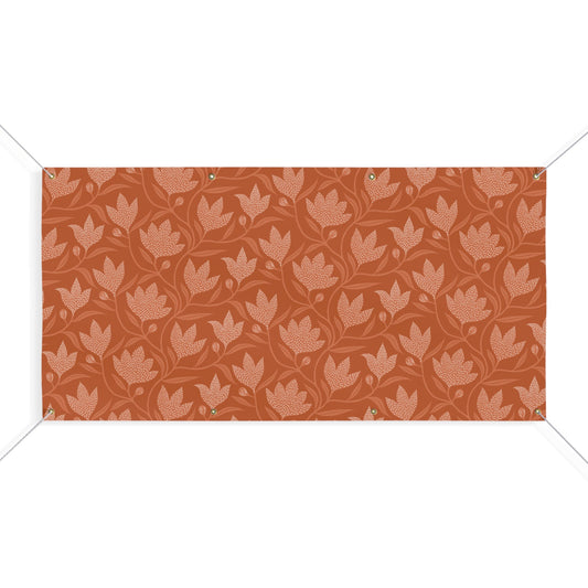 Banner | Dark Orange & White | Magnolia