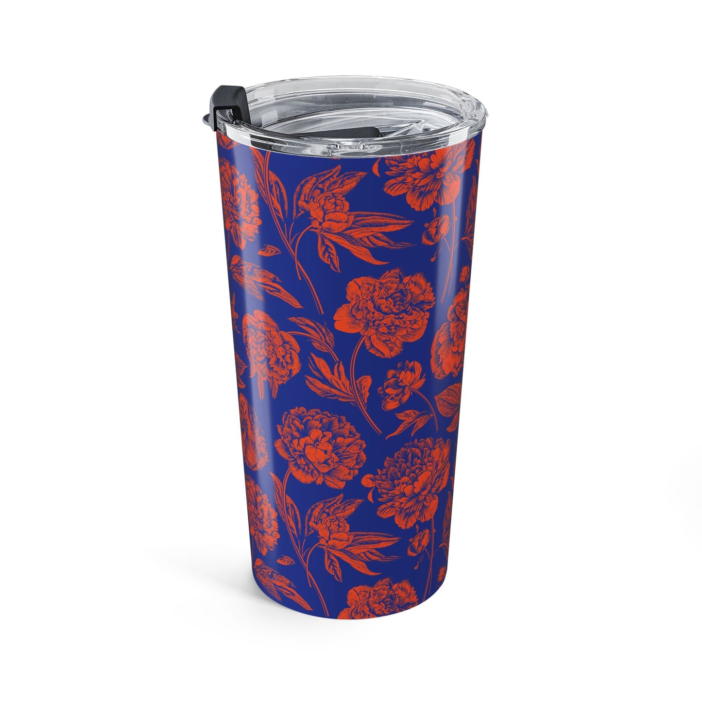 Tumbler | Bright Blue & Orange | Peony