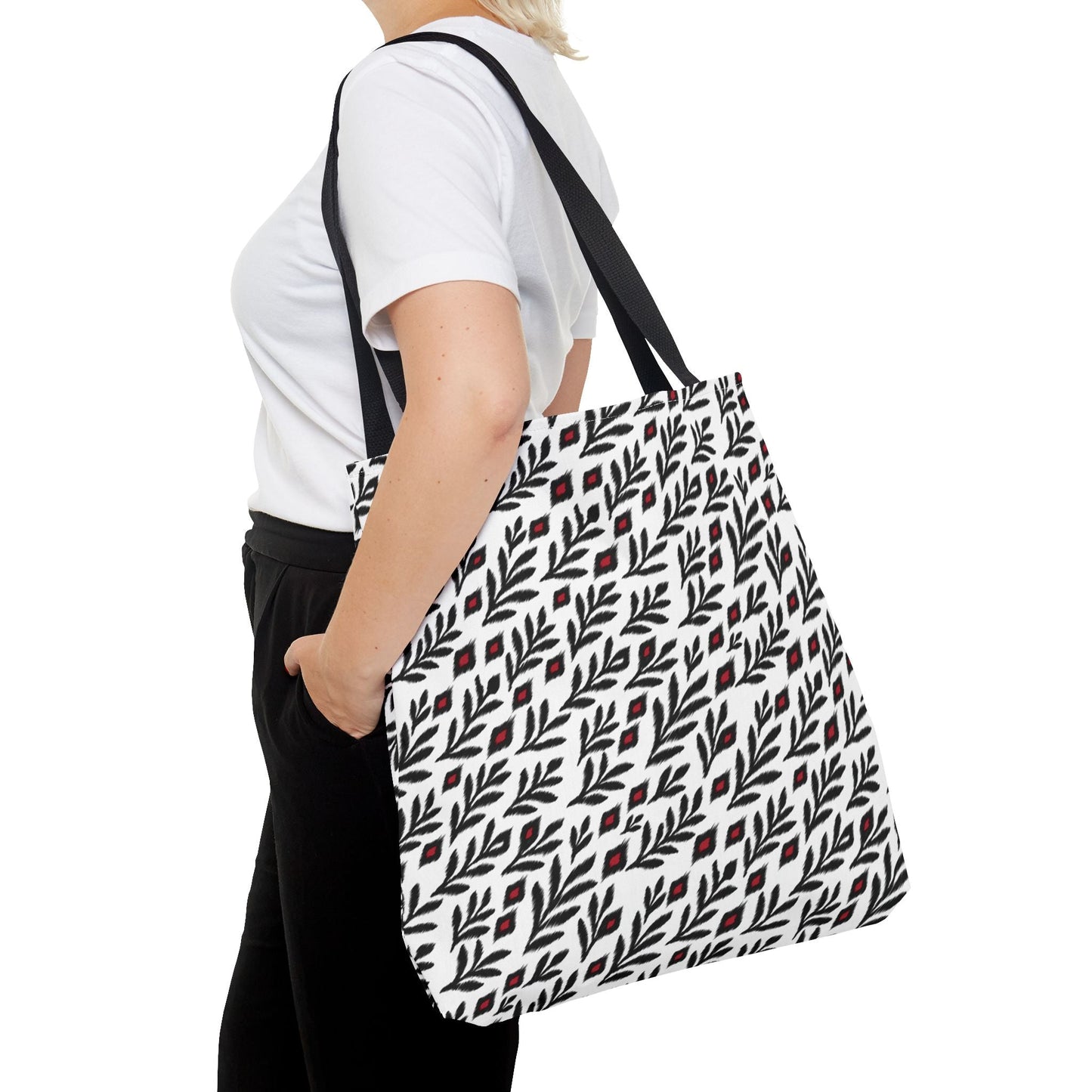 Tote Bag | Red & Black | Laurel
