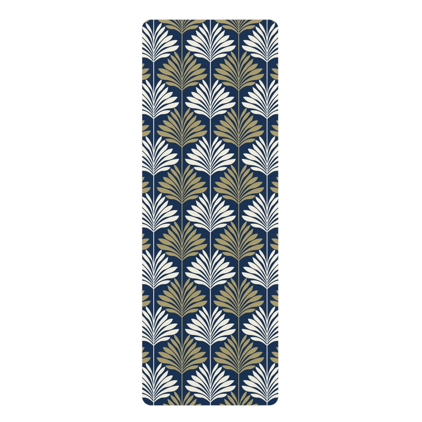 Yoga Mat | Blue & Gold | Deco