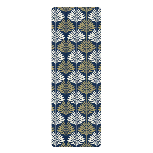 Yoga Mat | Blue & Gold | Deco