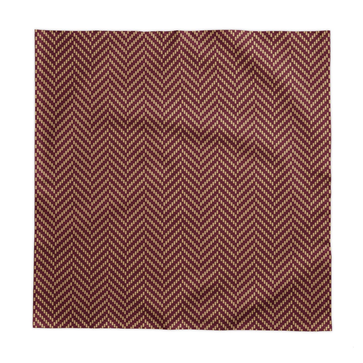 Tablecloth | Maroon & Gold | Herringbone