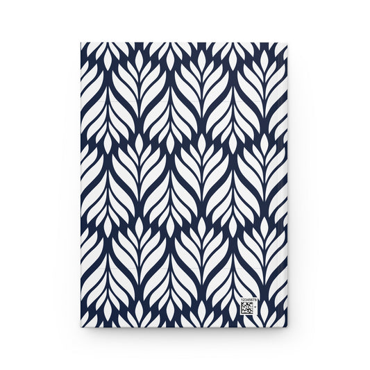 Hardcover Journal | Navy & White | Palm