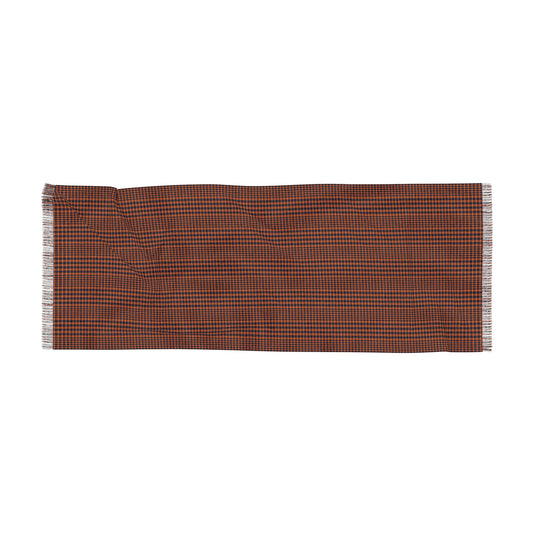 Scarf | Orange & Blue | Tweed