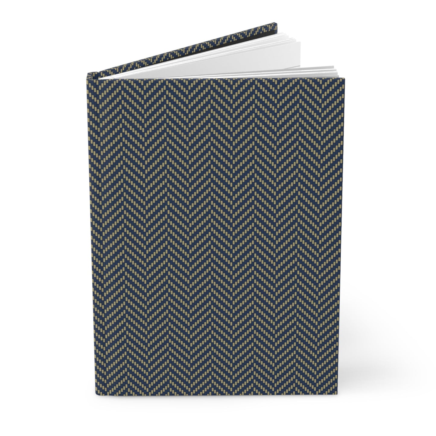 Journal | Blue & Gold | Herringbone
