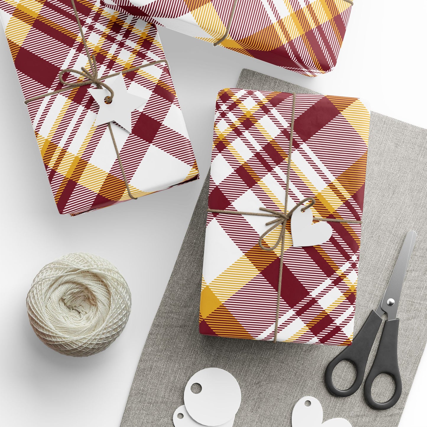 Gift Wrap | Los Angeles, California | Tartan
