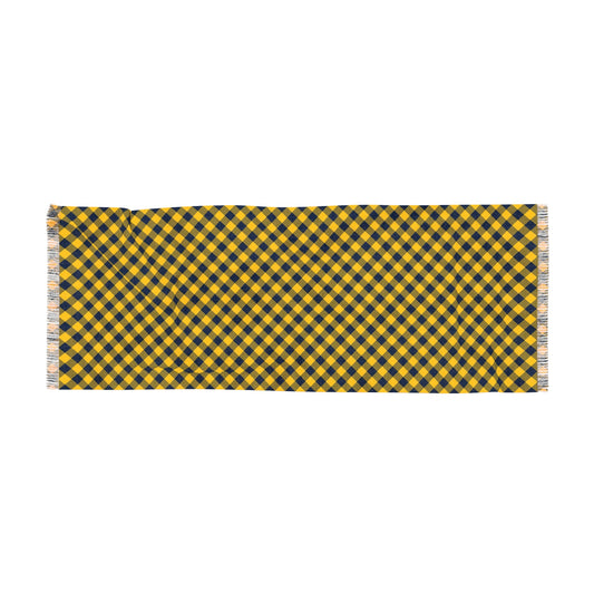 Scarf | Yellow & Blue | Gingham