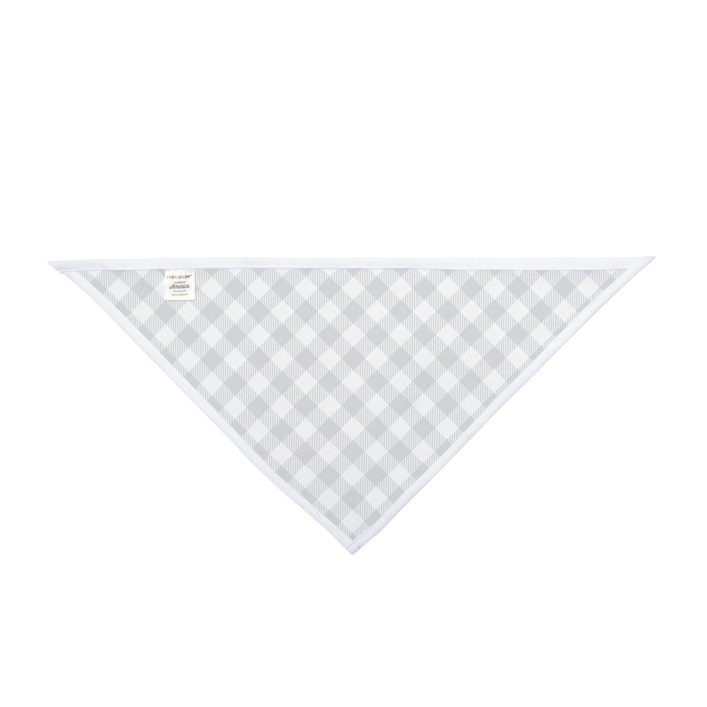 Pet Bandana | Navy & White | Gingham
