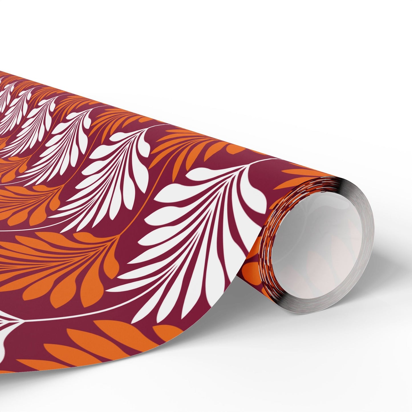 Gift Wrap | Maroon & Orange | Deco