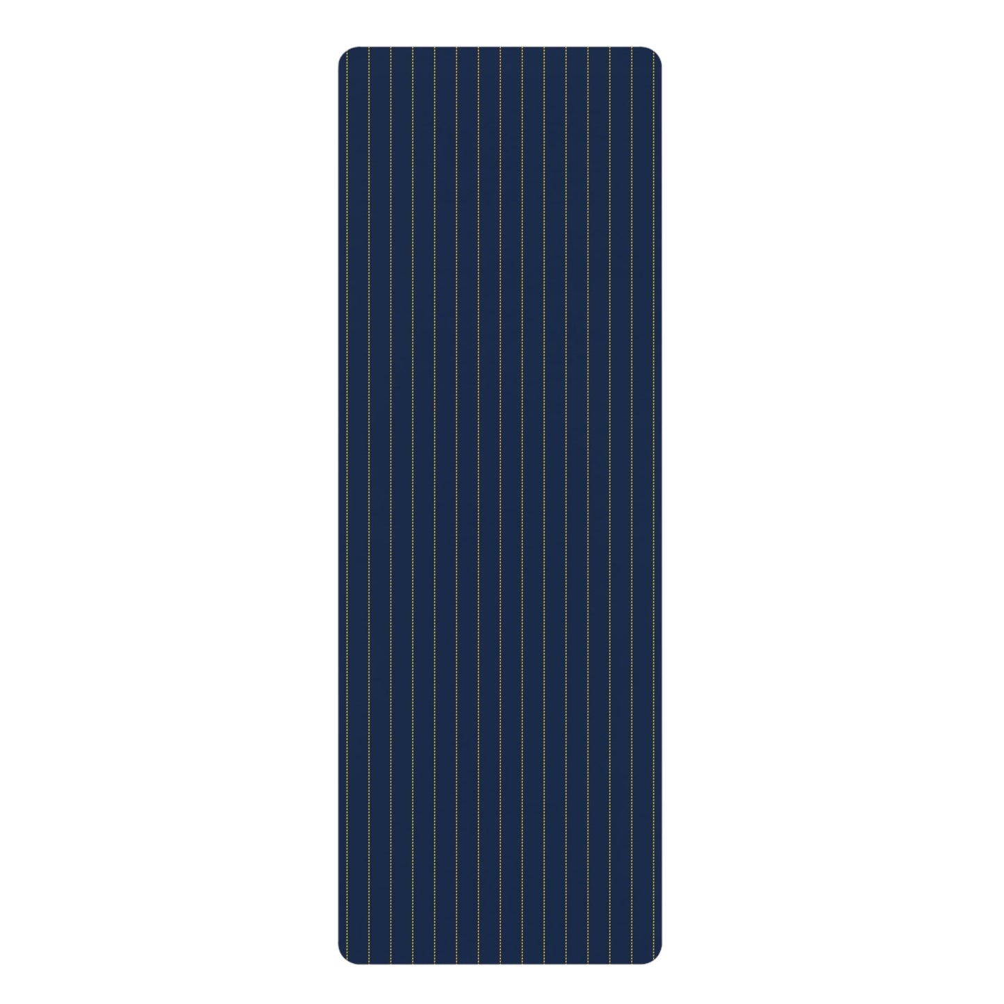 Yoga Mat | Yellow & Blue | Pinstripe