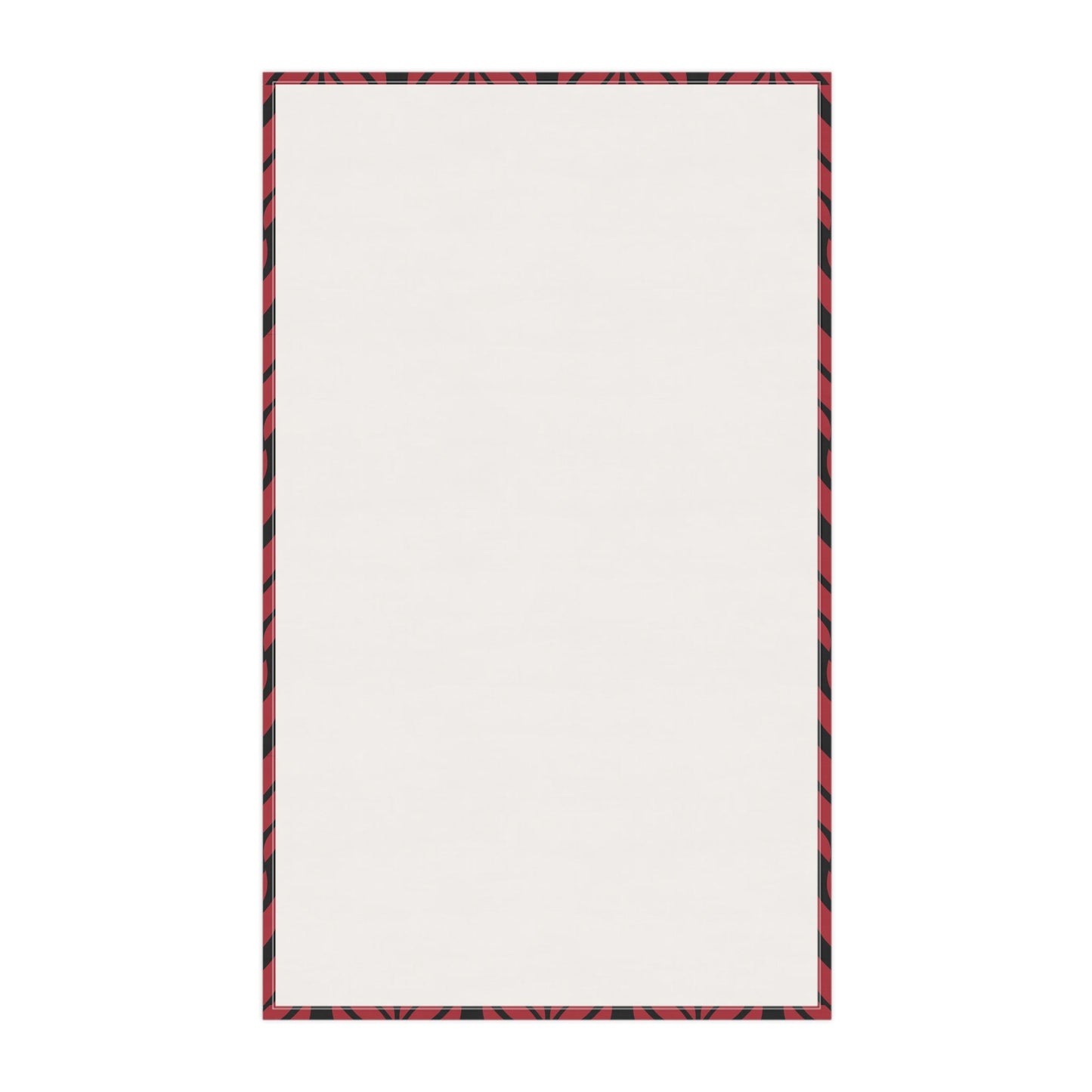 Tea Towel | Red & Black | Palm