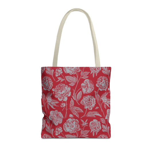 Totes | Red & Gray | Peony