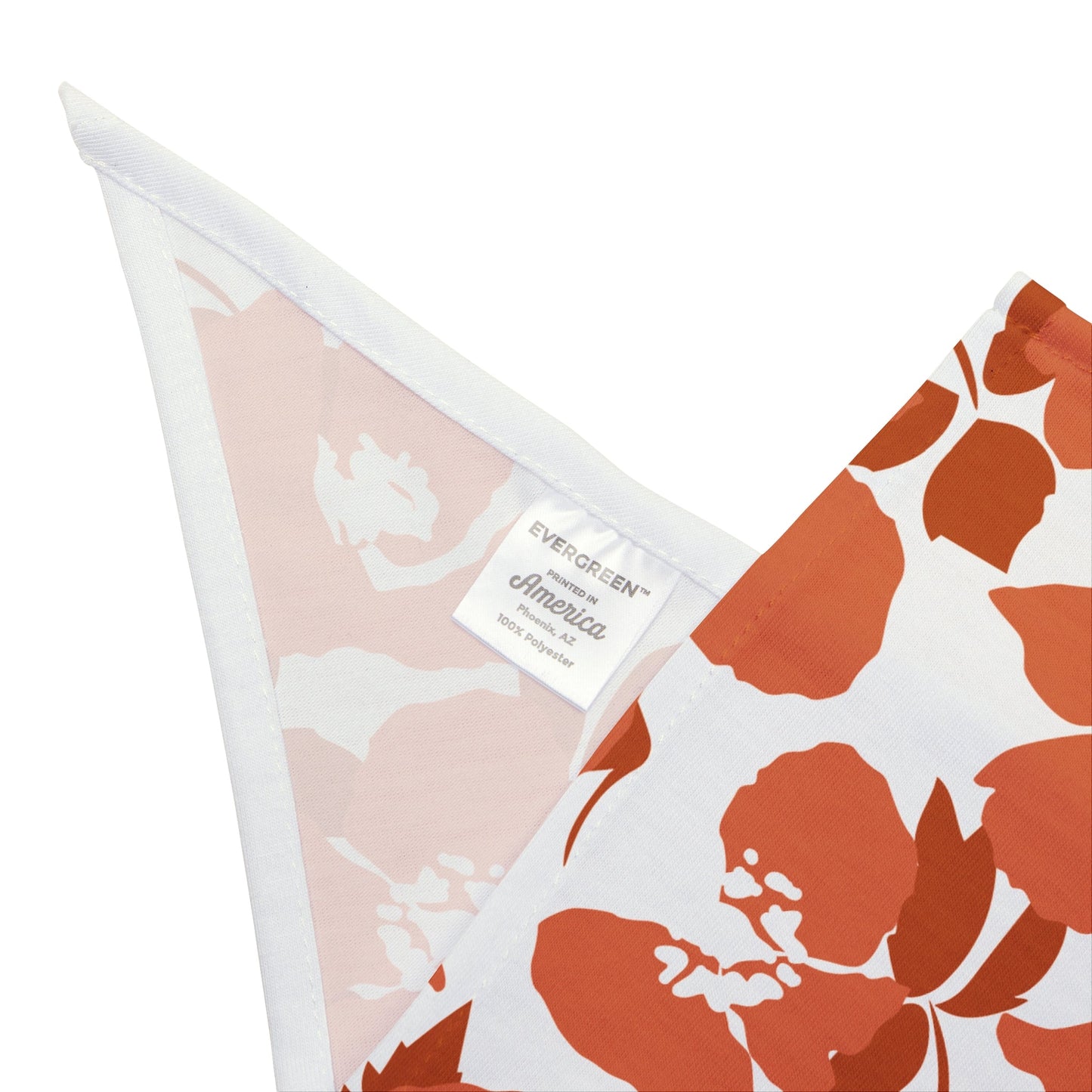 Pet Bandana | Dark Orange & White | Poppy