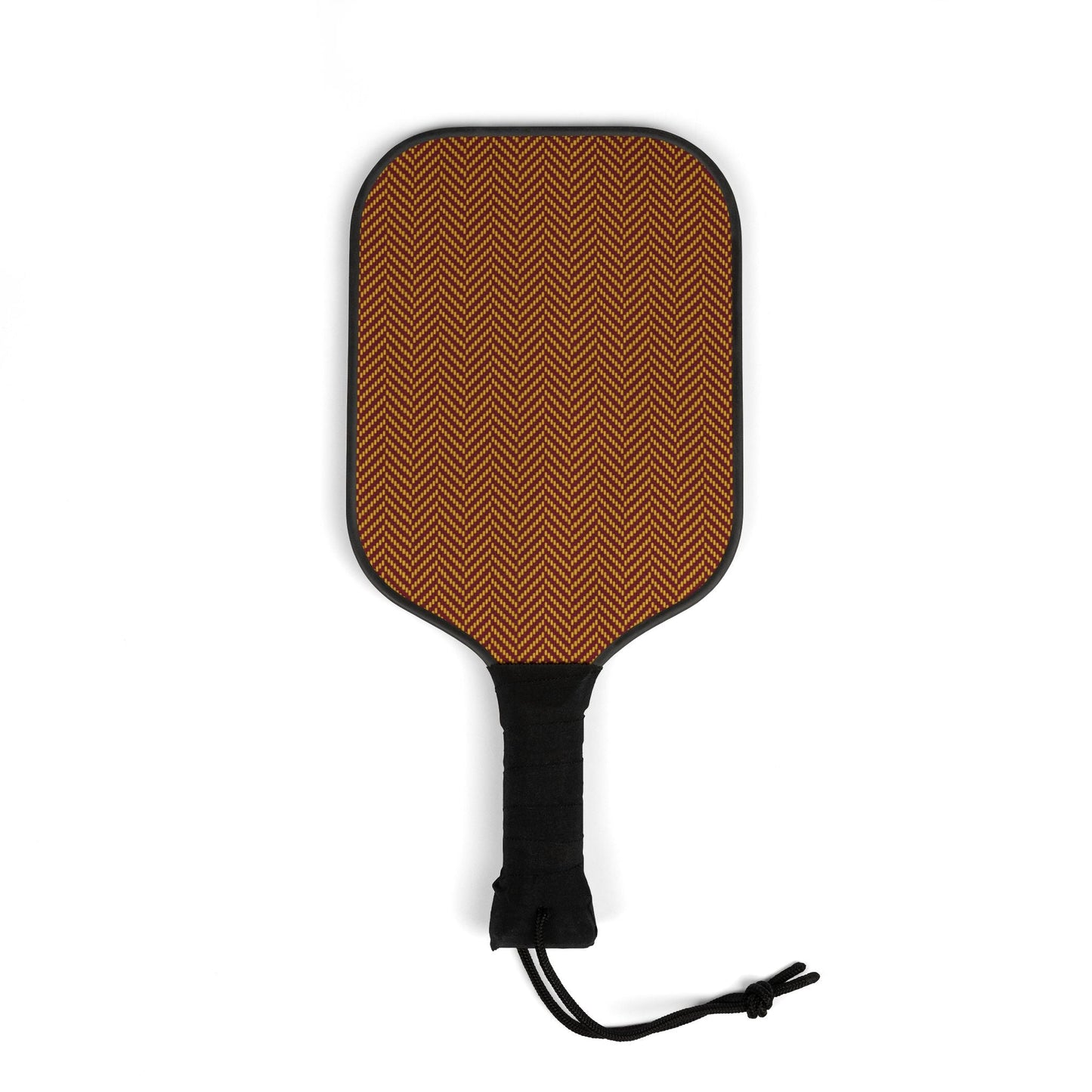 Pickleball Paddle Kit | Red & Yellow | Herringbone