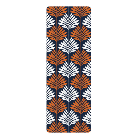 Yoga Mat | Orange & Blue | Deco