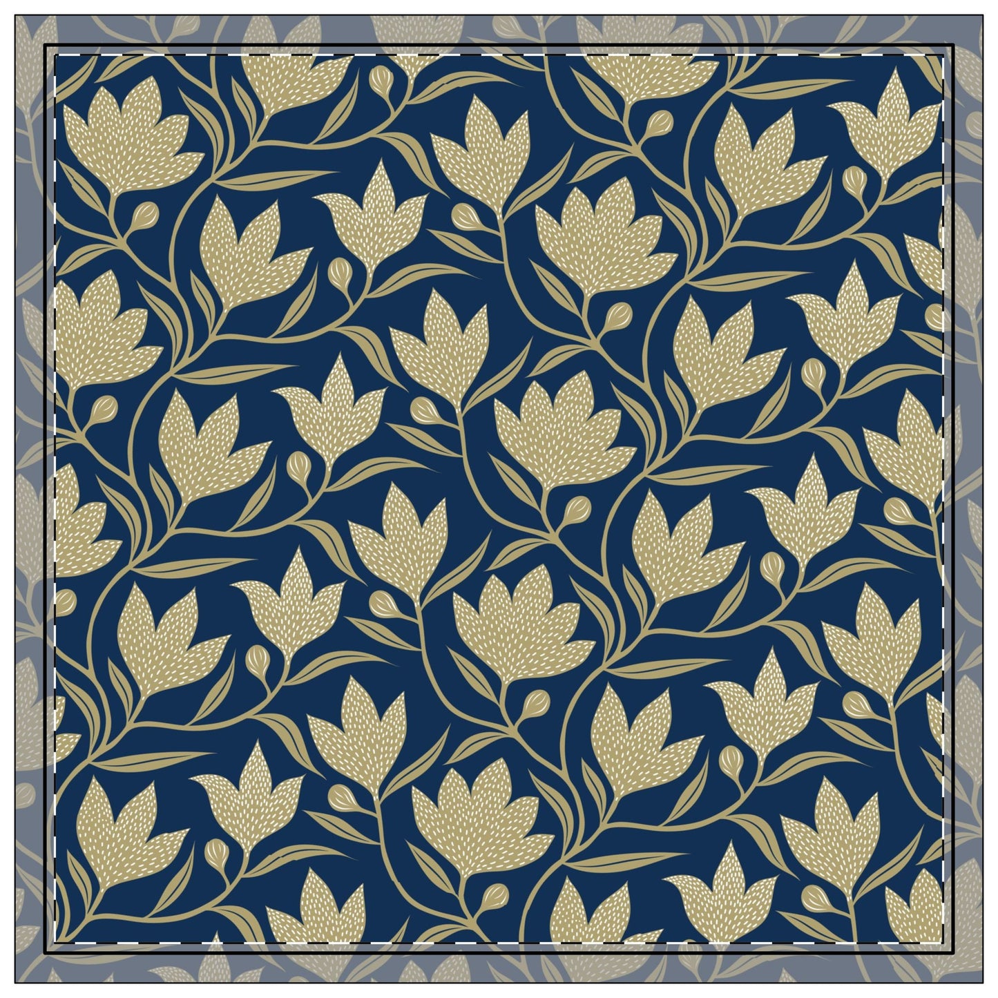Napkins | Blue & Gold | Magnolia