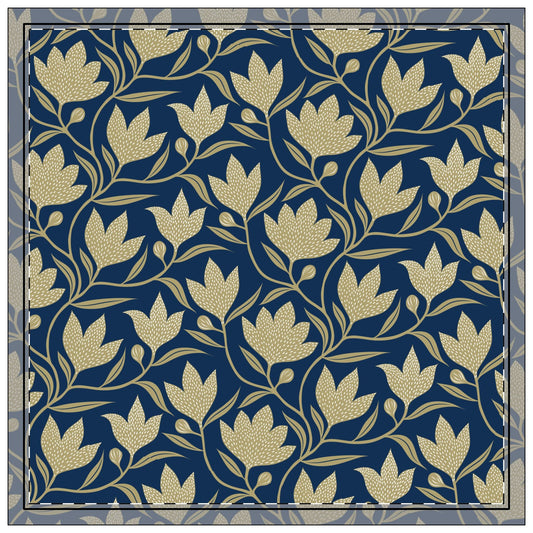 Napkins | Blue & Gold | Magnolia