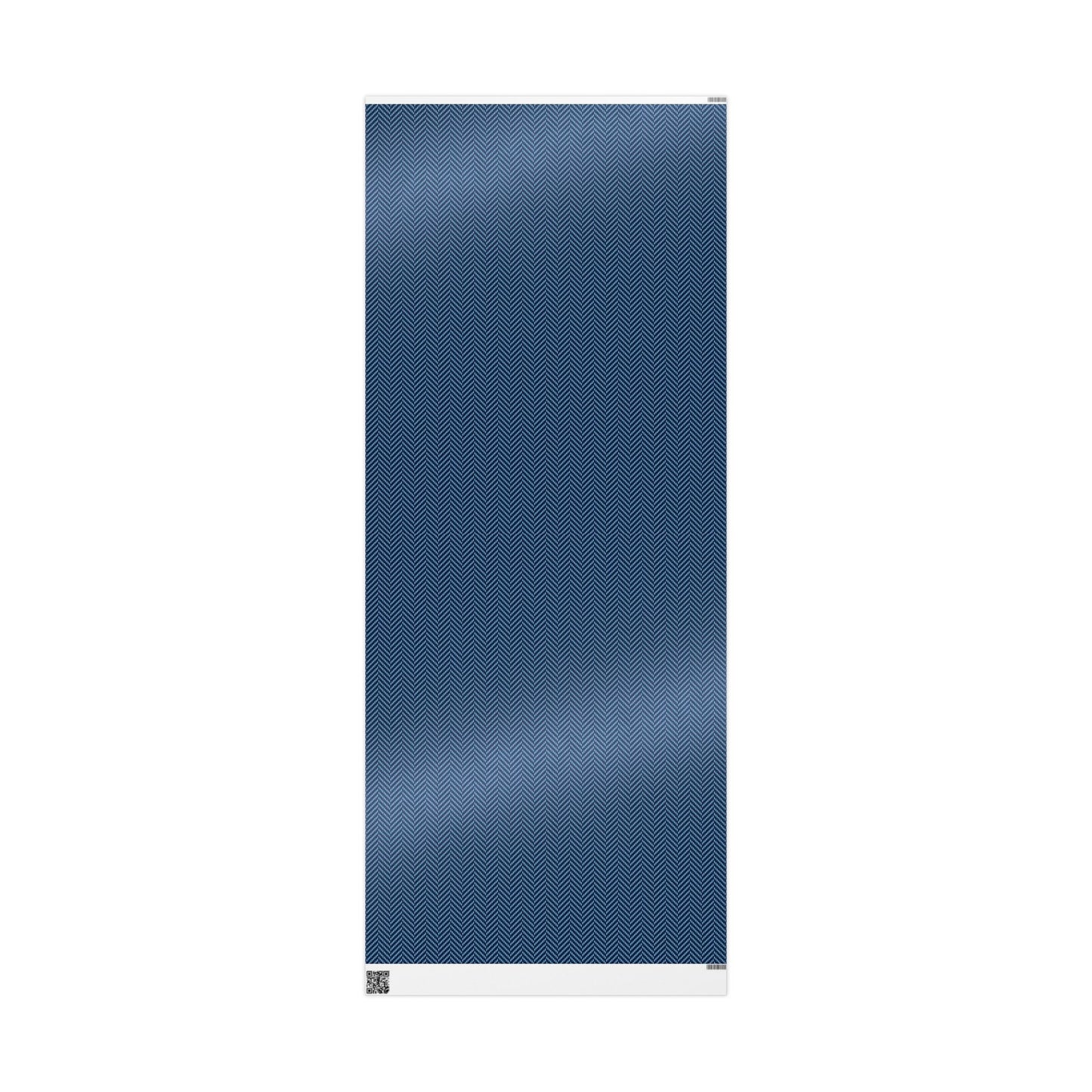 Gift Wrap | Light Blue & White | Herringbone