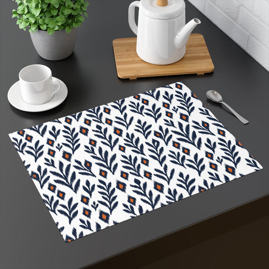 Placemat | Orange & Blue | Laurel