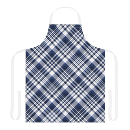 Apron | Navy & White | Tartan