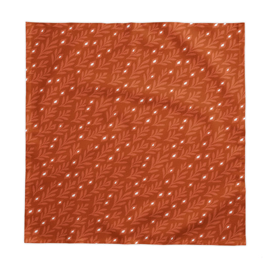 Tablecloth | Dark Orange & White | Laurel