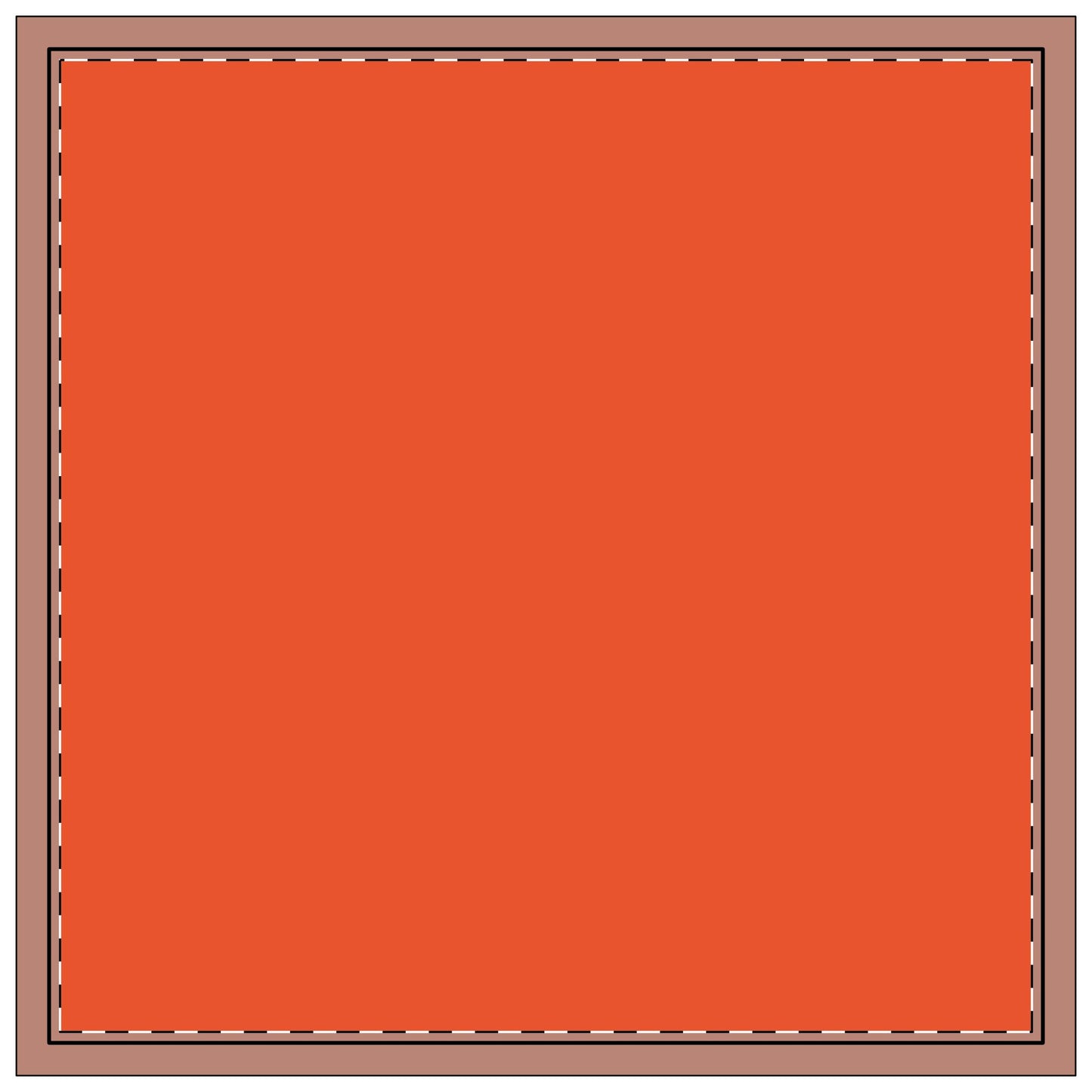 Napkin 4-set | Gainesville, Florida | Light (Orange)