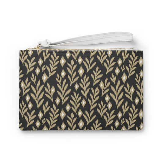 Clutch Bag | Black & Gold | Laurel
