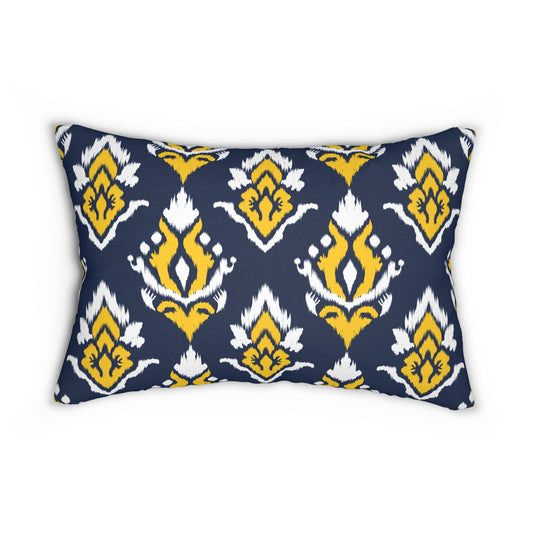 Pillow | Yellow & Blue | Ikat