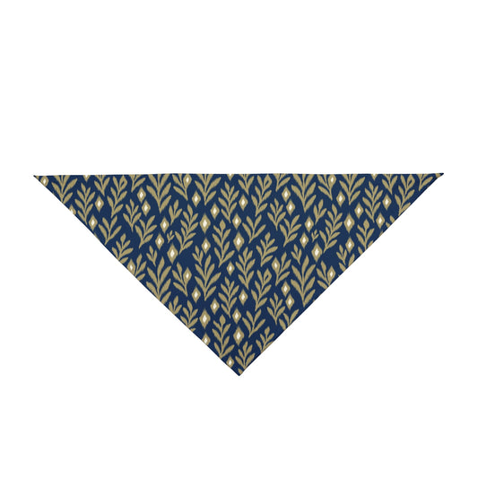 Pet Bandana | Blue & Gold | Laurel