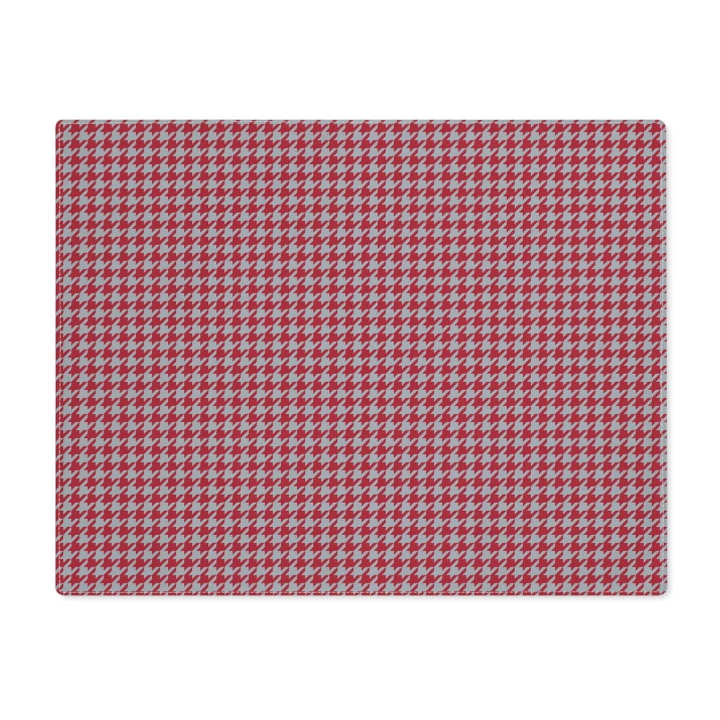 Placemat | Red & Gray | Houndstooth