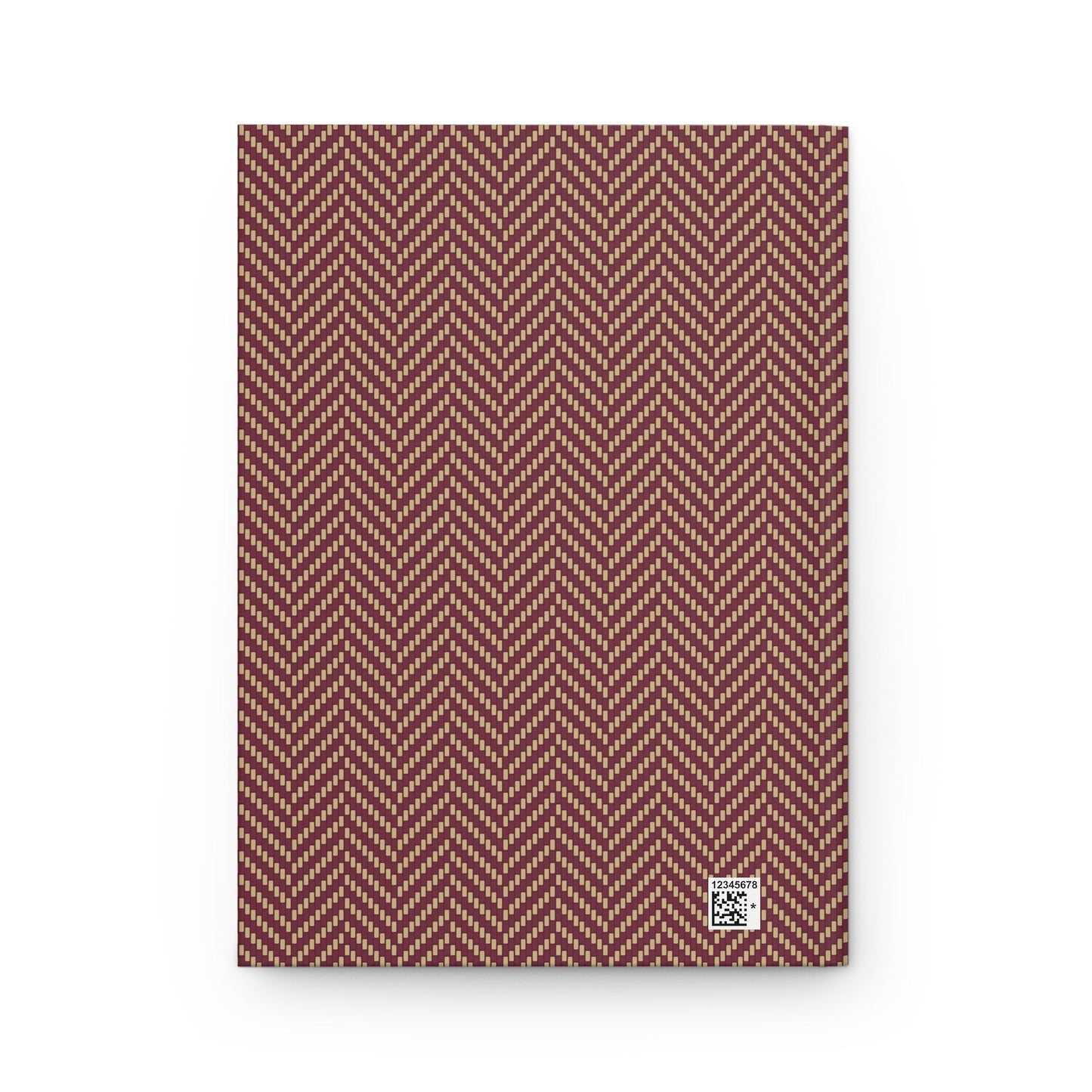 Journal | Maroon & Gold | Herringbone