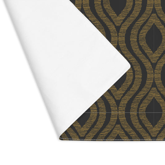 Placemat | Black & Gold | Ogee