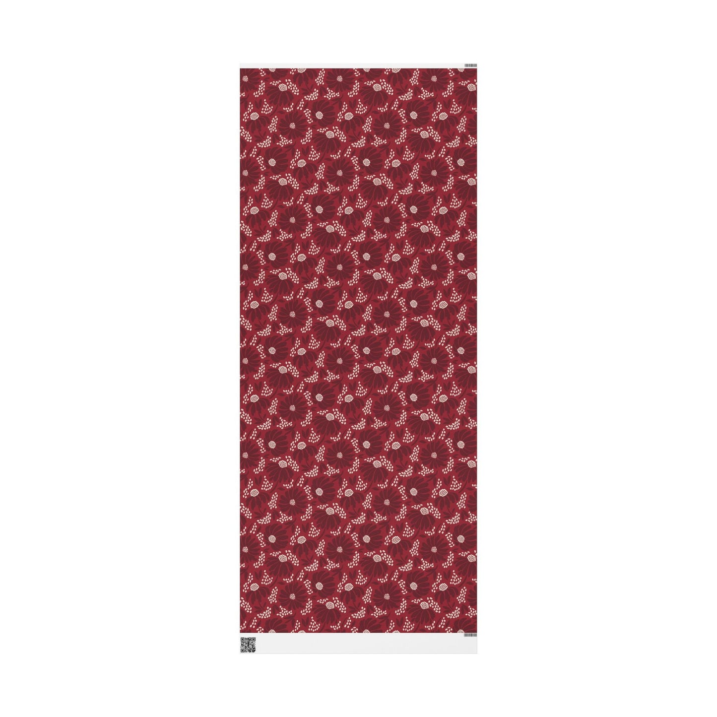 Gift Wrap | Maroon & White | Bellis