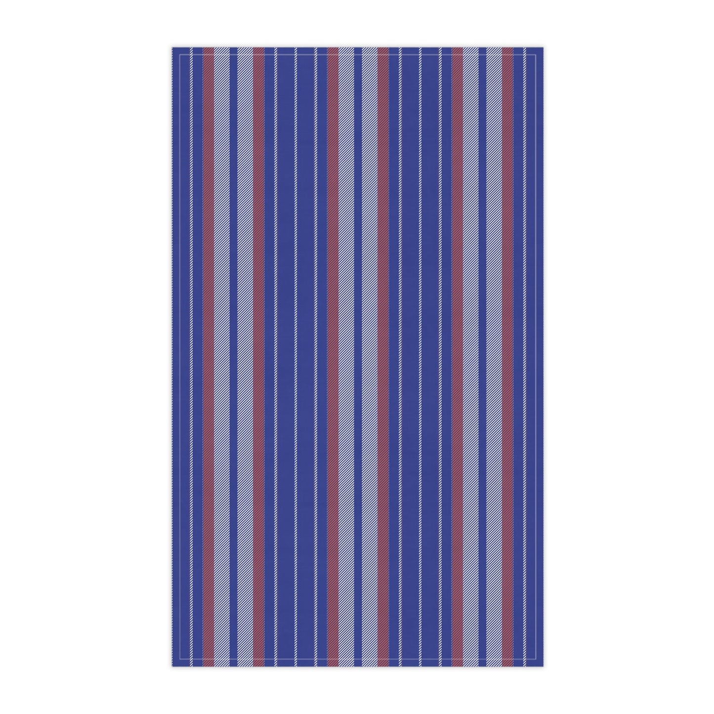 Tea Towels | Bright Blue & Orange | Stripe