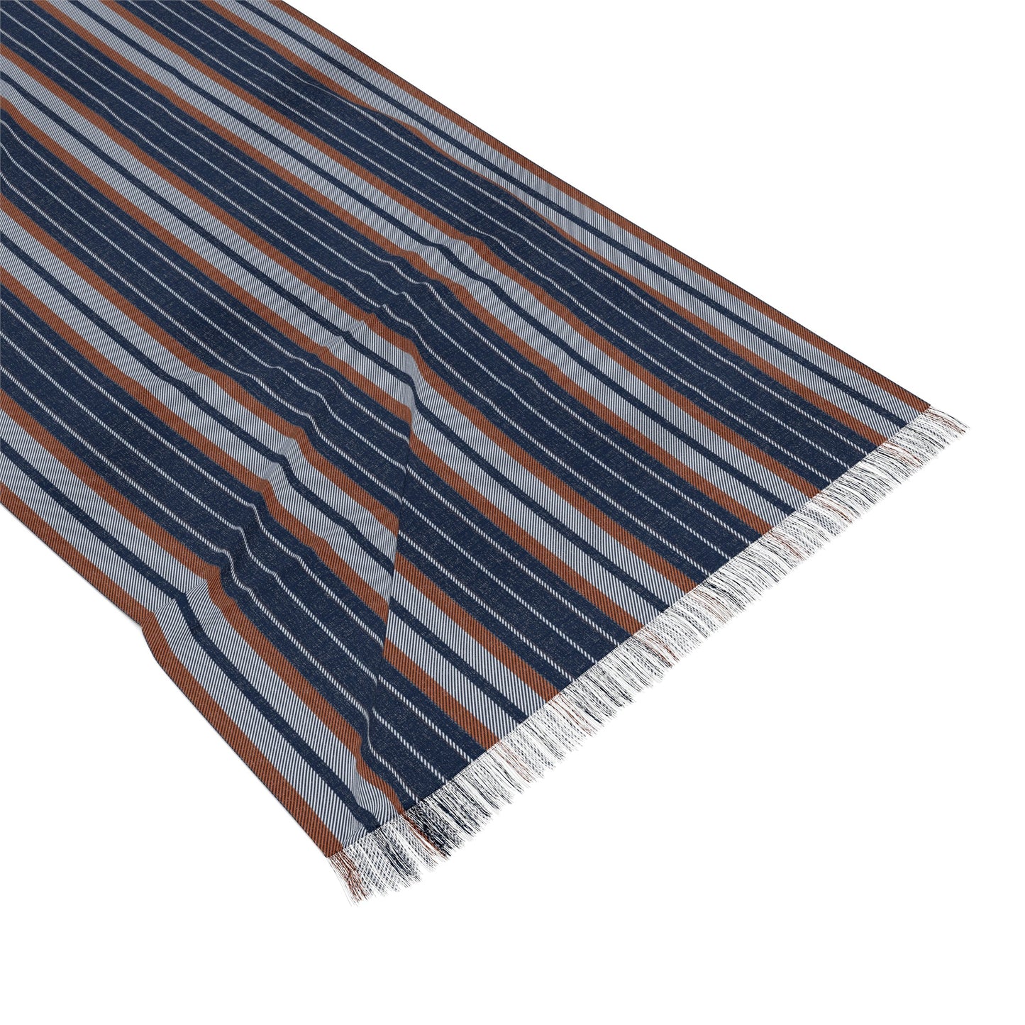 Scarf | Orange & Blue | Stripe