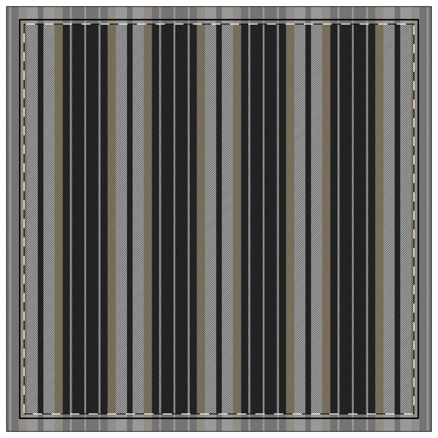 Napkins | Black & Gold | Stripe