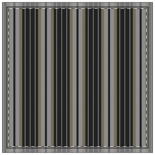 Napkins | Black & Gold | Stripe