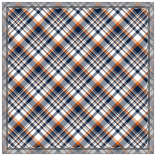 Napkin 4-set | Auburn, Alabama | Tartan