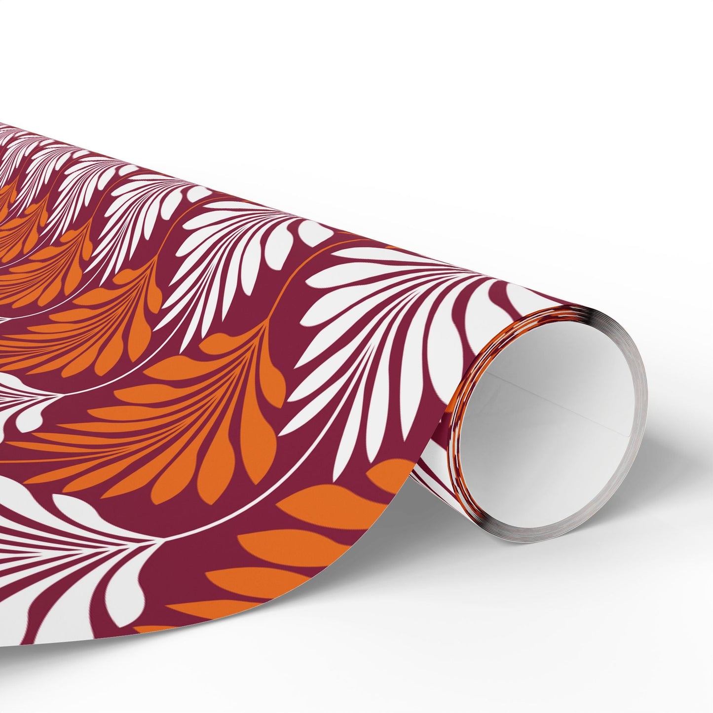 Gift Wrap | Maroon & Orange | Deco