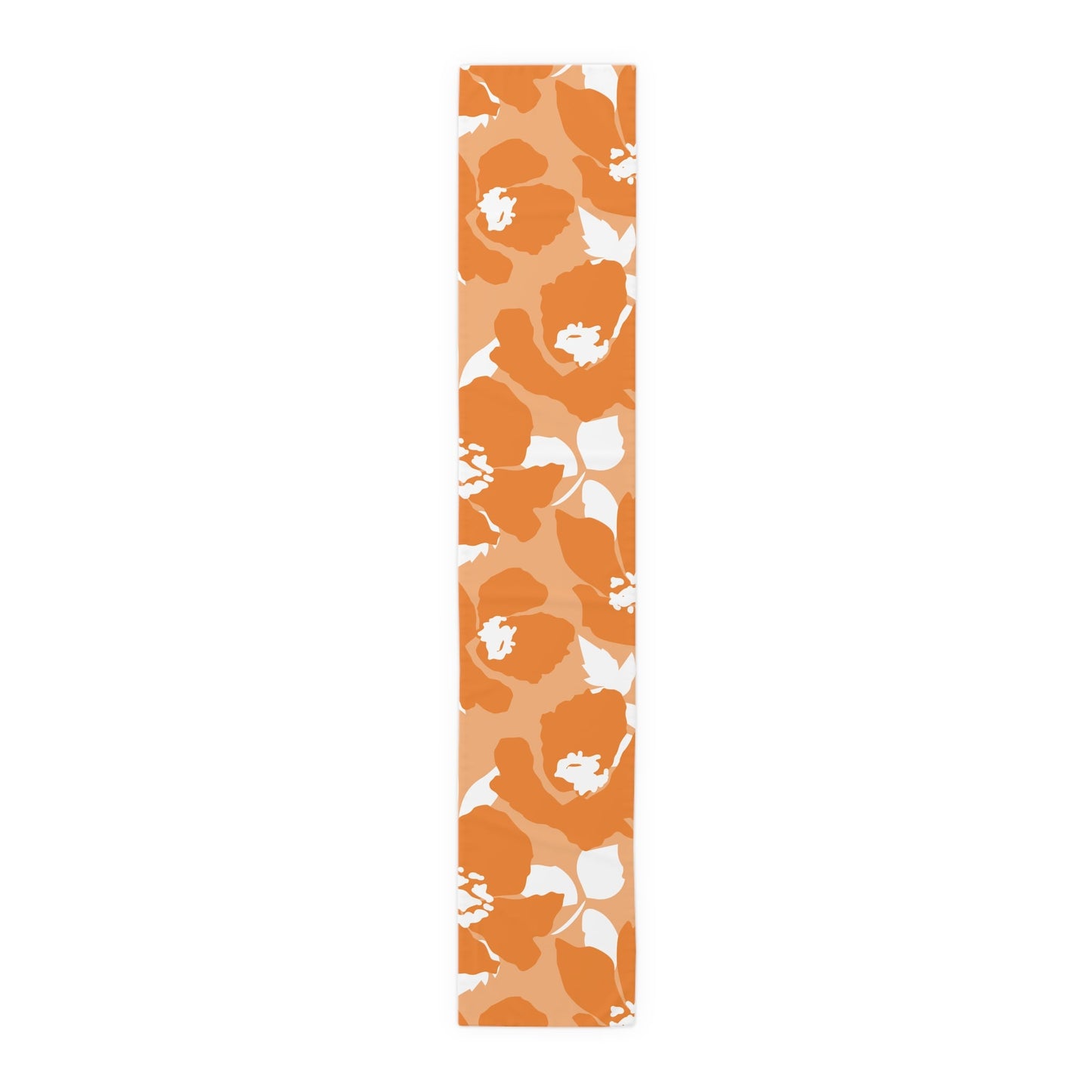 Table Runner | Orange & White | Poppy
