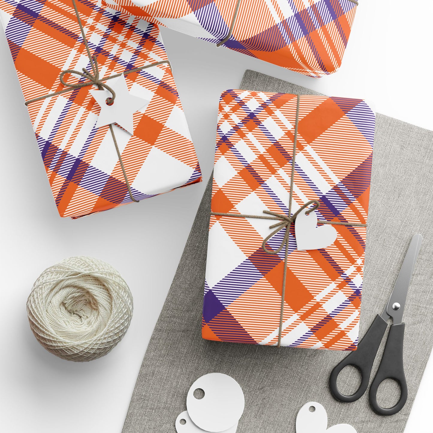 Gift Wrap | Clemson, South Carolina | Tartan