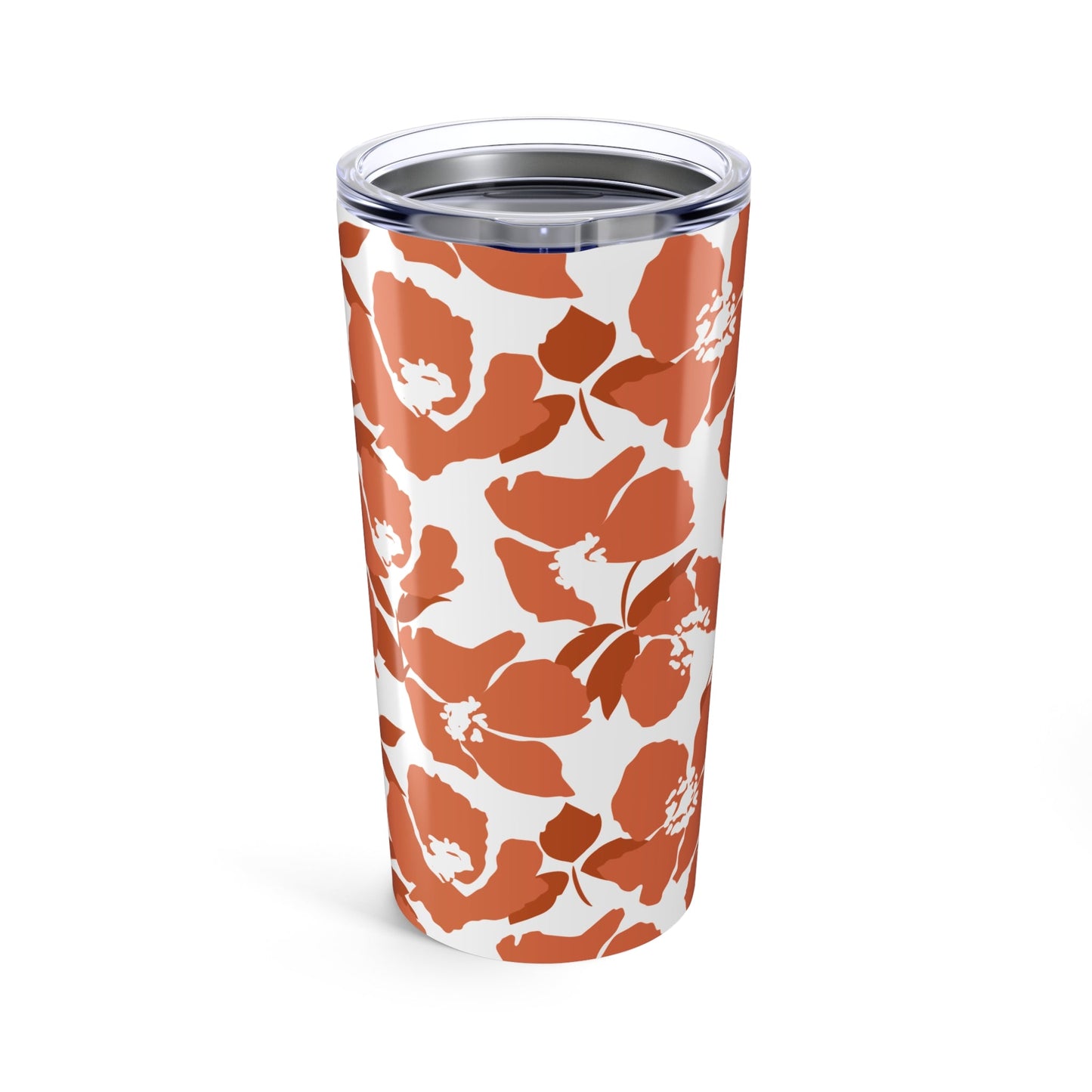 Tumbler | Dark Orange & White | Poppy