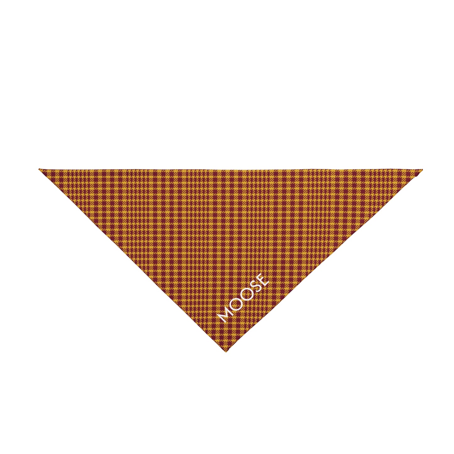 Pet Bandana- Personalized | Red & Yellow | Tweed