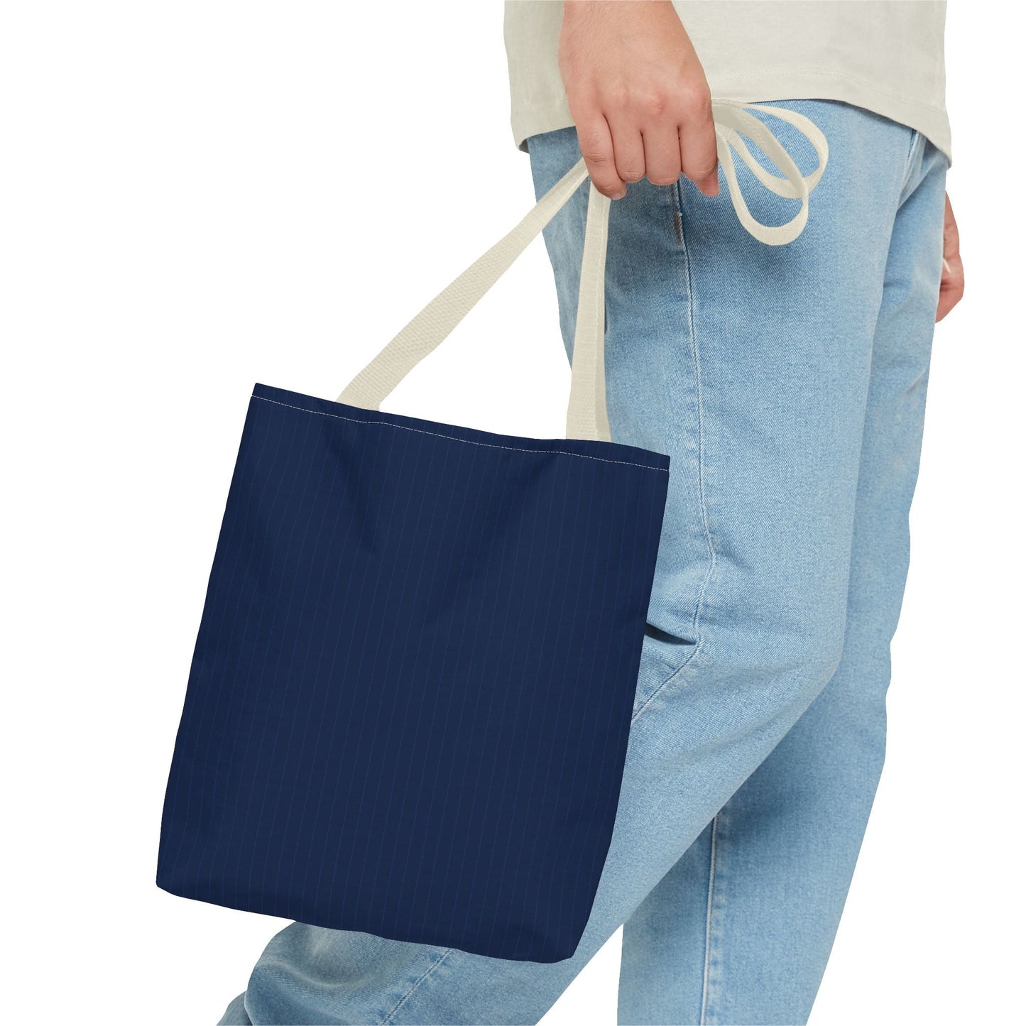 Tote Bags | Navy & White | Pinstripe