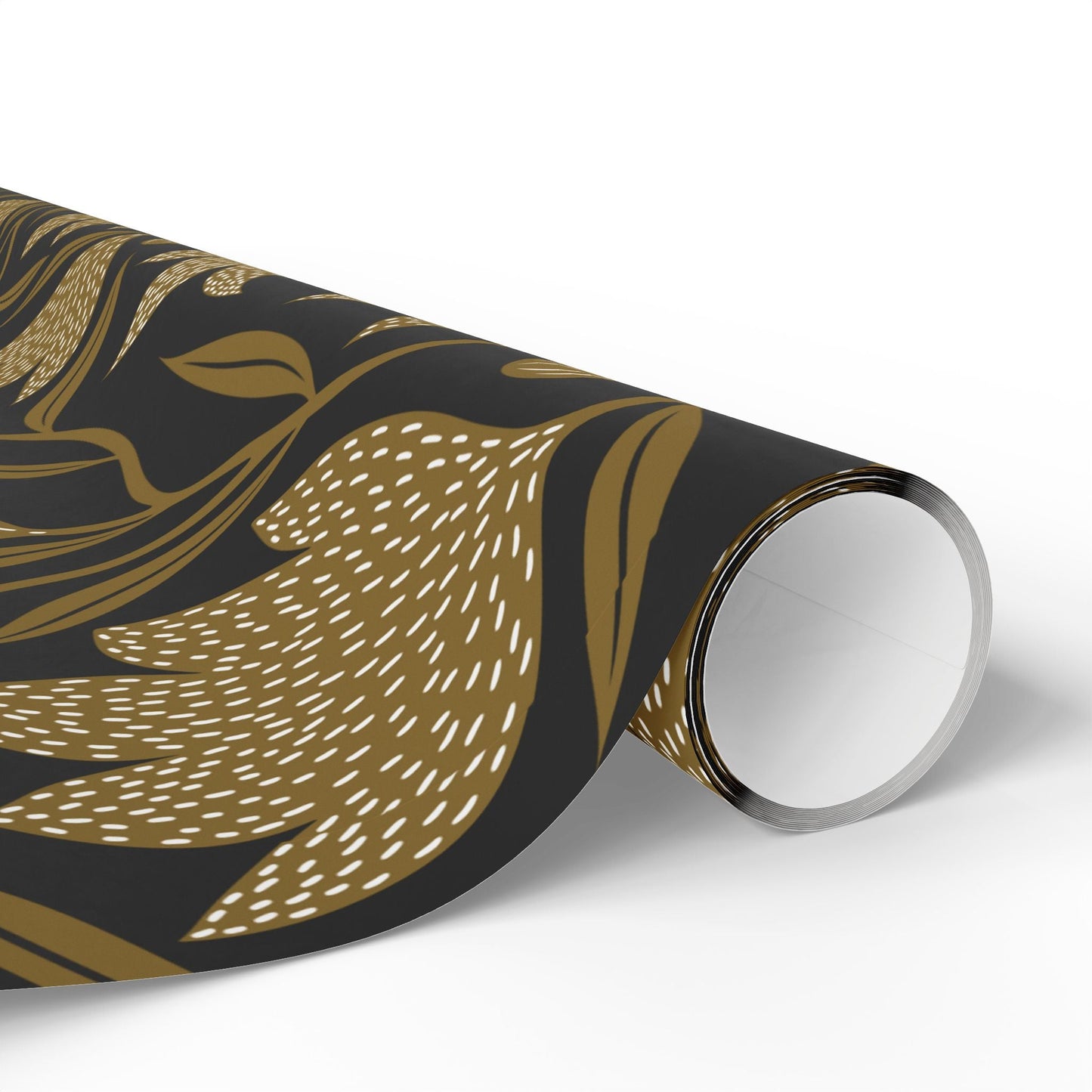 Gift Wrap | Black & Gold | Magnolia